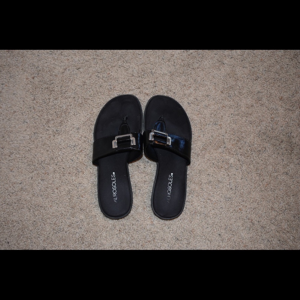 Aerosoles Black Sandals